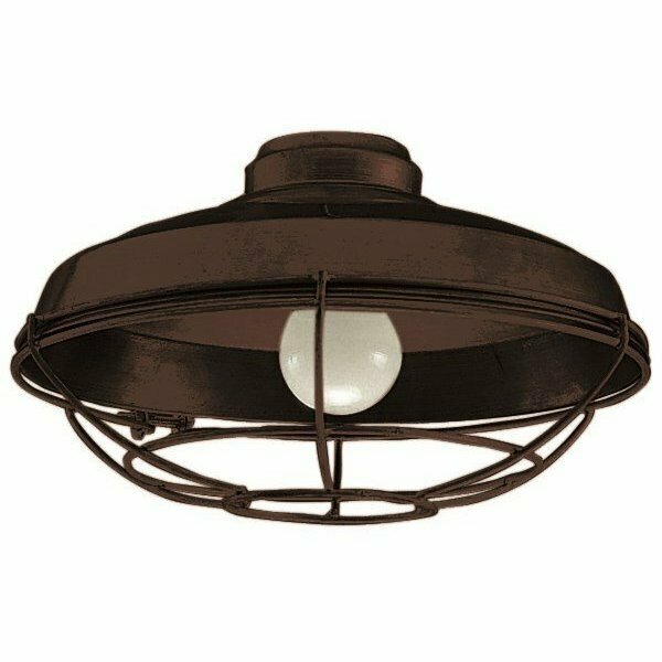 Craftmade 1 Light Wire Cage Light Kit in Brown LK984BR
